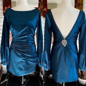 Stunning Backless Satin dress